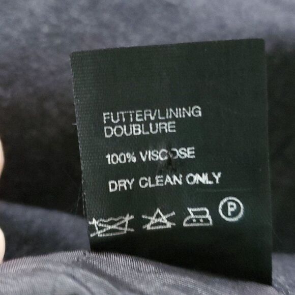 Lodenfrey Austria Wool Straight Pencil Skirt Sz 6 EU 38 Charcoal Gray - Picture 5 of 5